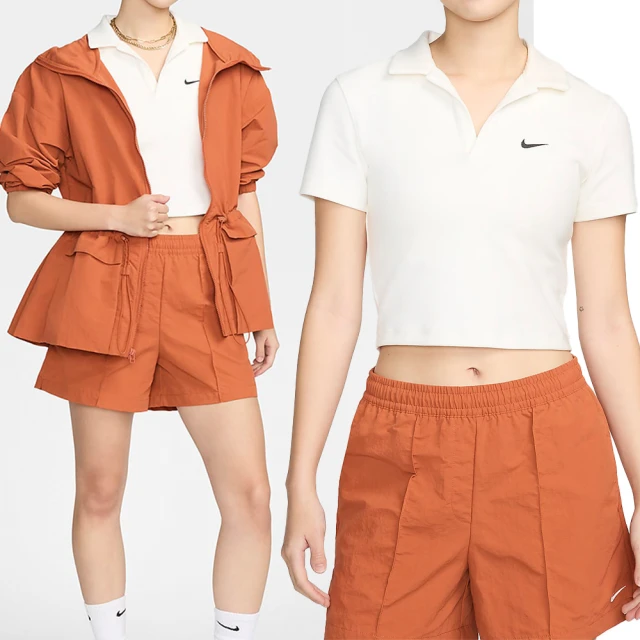 NIKE 耐吉 AS W NSW ESSNTL POLO 女款款 白色 運動 休閒 POLO衫 短袖 DV7885-133