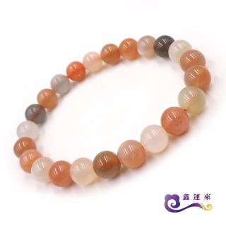 【鑫運來】◎三彩月光手珠(7-8mm)