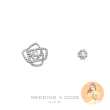 【WEDDING CODE】14K金 鑽石耳環 迪TME0496(迪士尼美女與野獸 母親節 現貨 禮物)