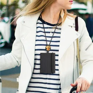 【Bone 蹦克】交換禮物 頸掛角色護照套(出國旅遊配件 旅遊用品 護照包 證件包 護照夾 收納包)