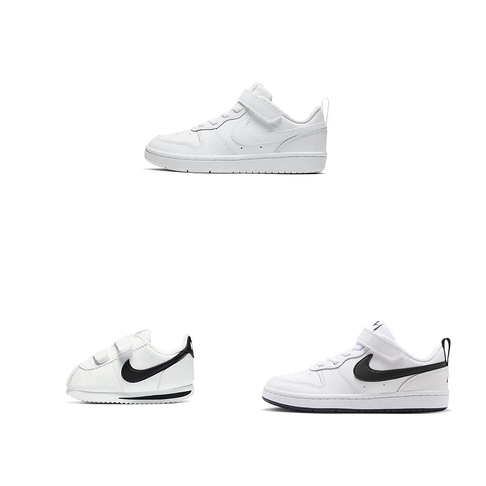 【NIKE 耐吉】童鞋 休閒鞋 運動鞋 NIKE COURT BOROUGH LOW 2 男童/女童 A-BQ5451100 B-904769102 精選六款