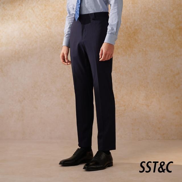 【SST&C】藏青修身西裝褲0212404008(新品9折)