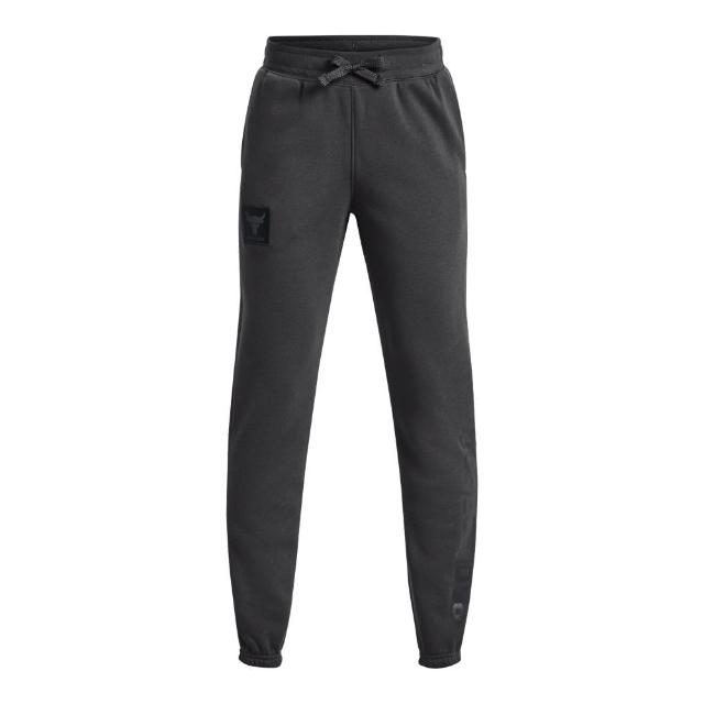 【UNDER ARMOUR】UA 男童 Pjt Rock巨石強森 Jogger運動長褲_1380214-010(深灰)