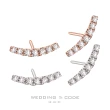 【WEDDING CODE】14K金 鑽石耳環 2276(迪士尼米奇米妮 母親節 現貨 禮物)