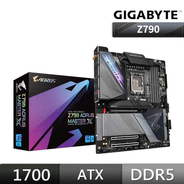 【GIGABYTE 技嘉】技嘉 Z790 AORUS MASTER X +技嘉 GP-UD1300GM PG5 1300W 電源供應器(組合10-2)