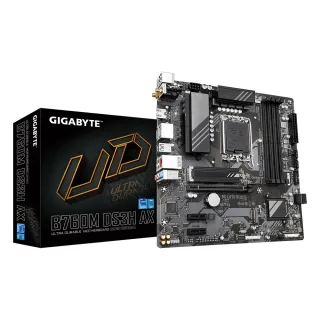 【GIGABYTE 技嘉】B760M D2H DDR4 主機板+技嘉 GP-P650B 650W 電源供應器(組合5-6)