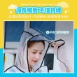 【Finger Pop 指選好物】韓版潮流雨衣-兒童款(雨衣 一件式雨衣 透明雨衣 連身雨衣)