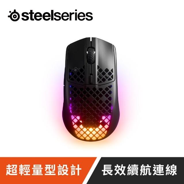 【Steelseries 賽睿】Aerox 3 Onyx超輕量無線滑鼠(電競/滑鼠/無線/超輕量)