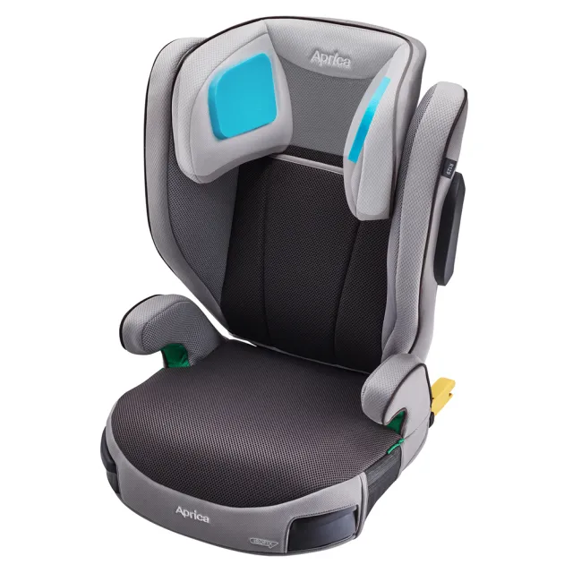 【Aprica 愛普力卡】2024年式 RideCrew ISOFIX 3-12歲成長型汽座(安全帶兩用 成長座椅 增高墊)