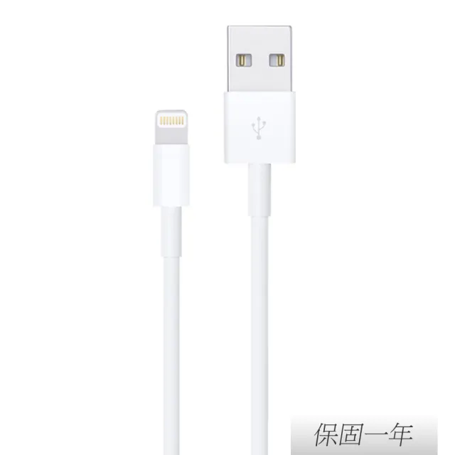 【Apple 蘋果】原廠 Lightning 對 USB 連接線 - 1公尺(A1480)