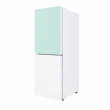【Haier 海爾】170L 一級能效彩色玻璃雙門冰箱-白綠色(HGR170WG上冷藏110L/下冷凍60L)