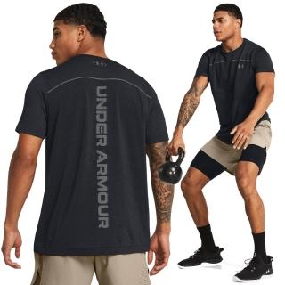 【UNDER ARMOUR】UA 男 Vanish Elite Seamless WM 短袖T-Shirt 1382799-001(黑色)
