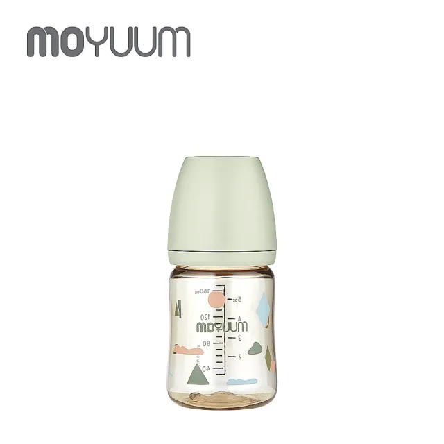【MOYUUM】韓國 PPSU 設計款 寬口奶瓶 170ml(多款可選)