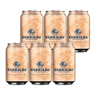 【Egekilde 伊克萊】水蜜桃香氛氣泡礦泉水330mlX6/組