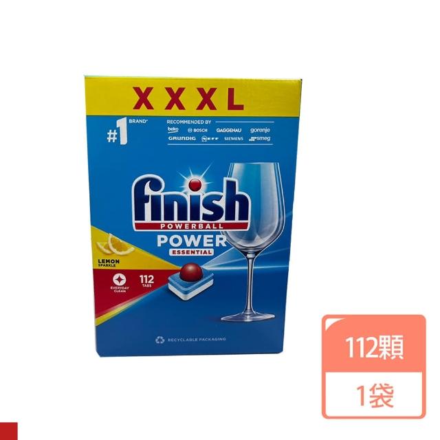 【FINISH】POWER 檸檬 洗碗錠  112入 盒裝 XXXL(洗碗機專用 平輸品)