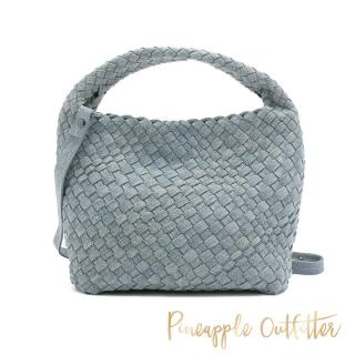 【Pineapple Outfitter】YINDI 質感格紋布面手提/斜揹包(藍色)