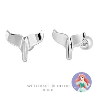 【WEDDING CODE】14K金 耳環 迪士尼小美人魚 SPB116(限量 618限定 現貨 禮盒)