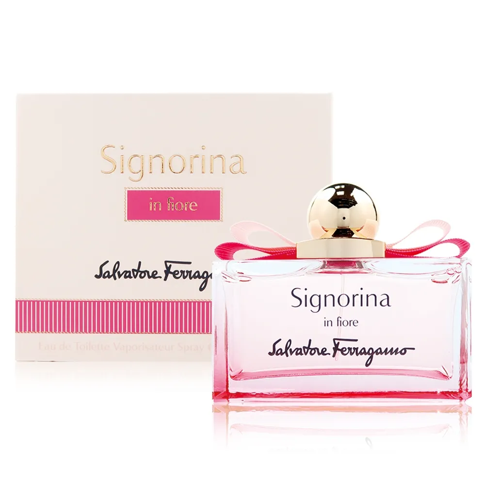 【Salvatore Ferragamo】Signorina In Fiore 花漾伊人女性淡香水 EDT 100ml(平行輸入)