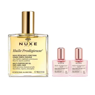 【NUXE 巴黎歐樹】全效晶亮精華油 100ml(送花香精華油 10mlx2)