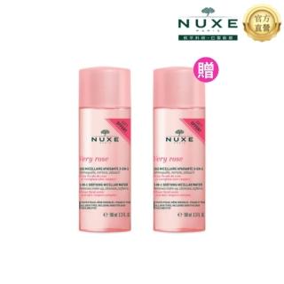 【NUXE 巴黎歐樹】玫瑰柔舒潔膚水100ml 2入組(溫和卸妝/潔顏)