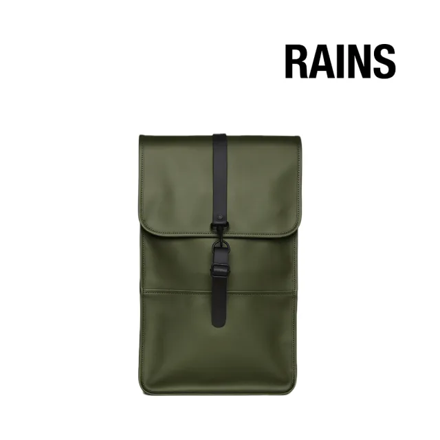 【RAINS官方直營】Backpack 經典防水雙肩背長型背包(3色任選)