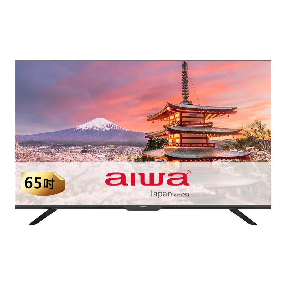 【Aiwa 日本愛華】65吋4K HDR Google TV 智慧聯網液晶顯示器(AI-65UD24)