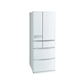 【MITSUBISHI 三菱電機】605(L) 1級變頻6門電冰箱 MR-JX61C-W 絹絲白 日本製