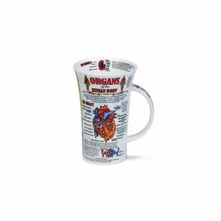 【DUNOON】關於器官骨瓷馬克杯-500ml(100%英國製 居禮名店獨家代理)
