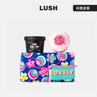【LUSH 嵐舒】可人兒禮盒 泡澡球/沐浴露(花香/去角質)
