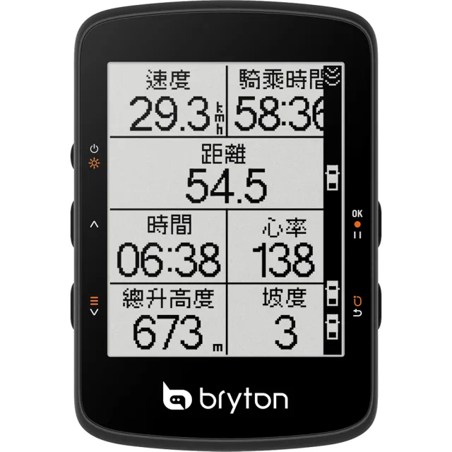 【BRYTON 官方直營】Bryton Rider 460E GPS自行車訓練記錄器(Bryton)