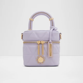 【ALDO】MARGARY-小巧精緻寶盒迷你手提斜背包-女包(粉紫色)