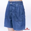 【BRAPPERS】女款 防曬涼感系列-高腰防曬涼感短褲(深藍)