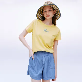 【BRAPPERS】女款 防曬涼感系列-高腰防曬涼感短褲(淺藍)