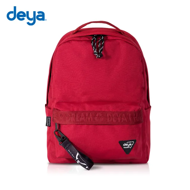 【deya】海洋回收經典後背包-陽光紅(送：deya真皮鑰匙圈-市價399)