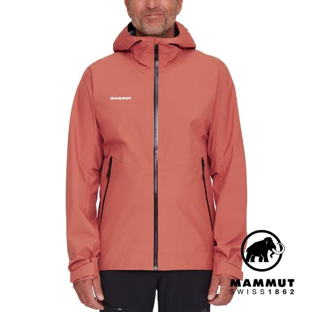 【Mammut 長毛象官方直營】Alto Light HSHooded Jacket Men 輕量防風防水連帽外套 男款 磚紅 #1010-30660