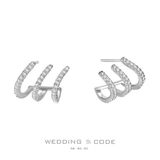【WEDDING CODE】14K金 38分鑽石耳環 3335.3336(天然鑽石 母親節 現貨)