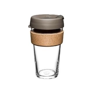 【KeepCup】官方直營 軟木隨行杯 454ml - 重烘焙(強化玻璃製成、耐熱、耐震度高)