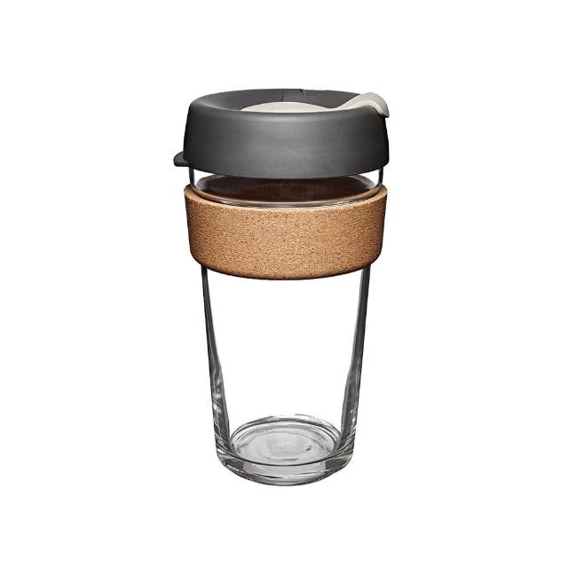 【KeepCup】官方直營 軟木隨行杯 454ml - 重烘焙(強化玻璃製成、耐熱、耐震度高)