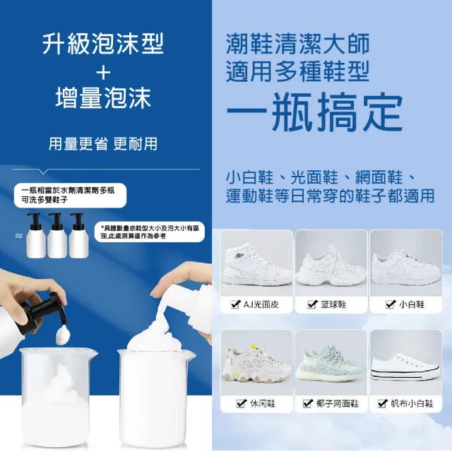 【杜爾德澳】小白鞋清潔劑200ML 2入