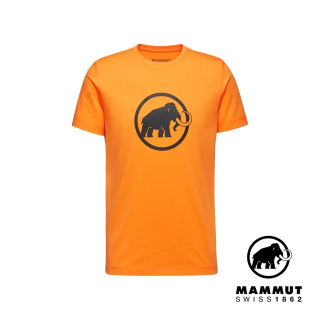 【Mammut 長毛象】Mammut Core T-Shirt Men Classic 機能短袖T恤 男款 柑桔橘 #1017-05890