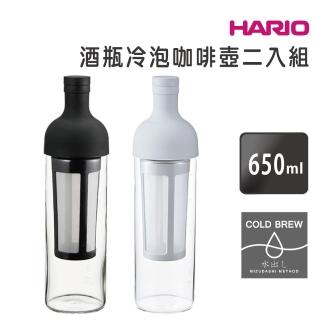 【HARIO】酒瓶冷泡咖啡壺–2入組／650ml／FIC-70(冷泡咖啡壺)