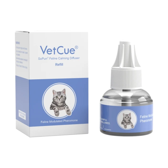 【VetCue 舒普】貓咪舒緩情緒費洛蒙-插電組補充液-45ml(貓咪費洛蒙/舒普/貓咪情緒紓緩)