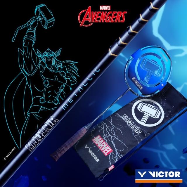 【VICTOR 勝利體育】VICTOR - 雷神之鎚系列限量羽球拍(MJOLNIR METALLIC Racket 4U)