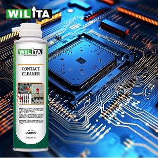 【WILITA 威力特】電路接點清潔劑300ml(適汽車電子、繼電器、手機、電腦、3C電路板、遙控器按鍵)