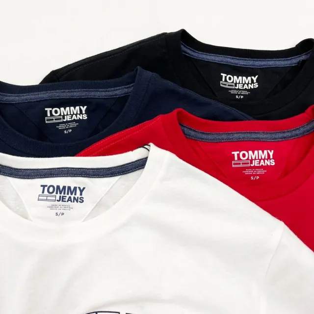 【Tommy Hilfiger】Tommy 美式風格短T 美版偏大 大尺碼  短袖 T恤 男生上衣 素t  純棉(短袖 T恤9014)