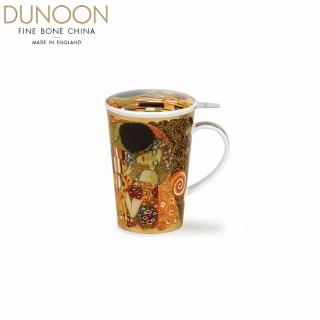 【DUNOON】克林姆名畫吻骨瓷馬克杯三件組(100%英國製 居禮名店獨家代理)