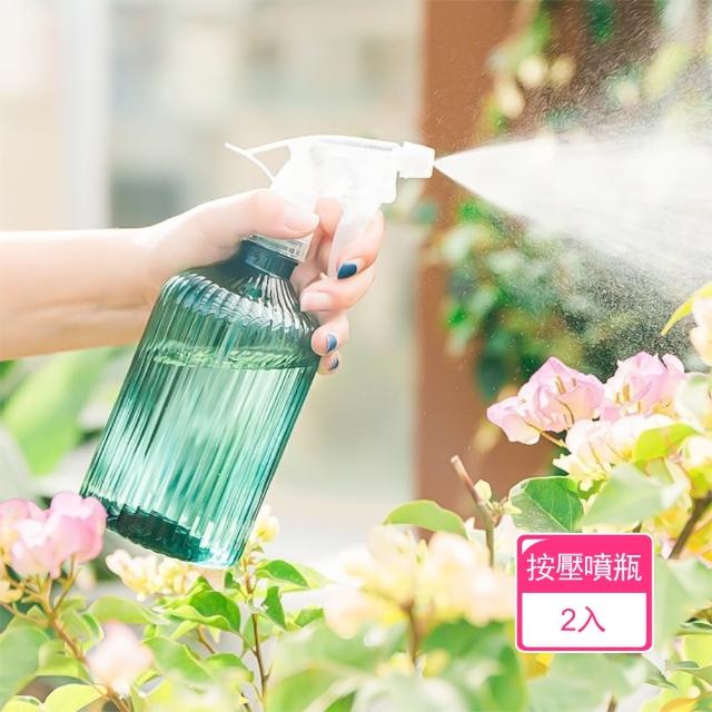 【Dagebeno荷生活】輕量化PET瓶身細膩霧化噴壺 多肉植物種花種菜盆栽澆水壺(2入)