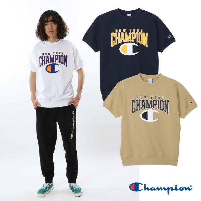 【Champion】官方直營-NEW YORK LOGO圓領短袖上衣-男(3色)