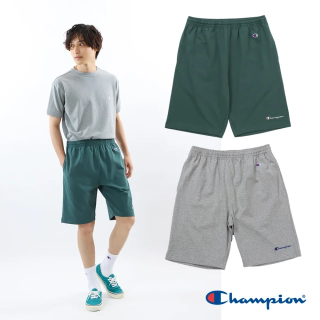 Champion 官方直營-BASIC刺繡純棉短褲-男(2色)