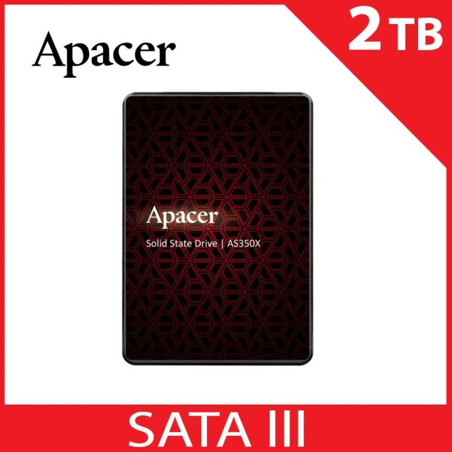 Apacer 宇瞻 AS350X 2TB 2.5吋 內接式SSD固態硬碟